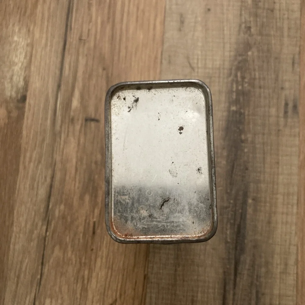 Vintage Colman's Mustard Metal Tin 4 OZ‎ Empty Kitchen Decor Large Tin